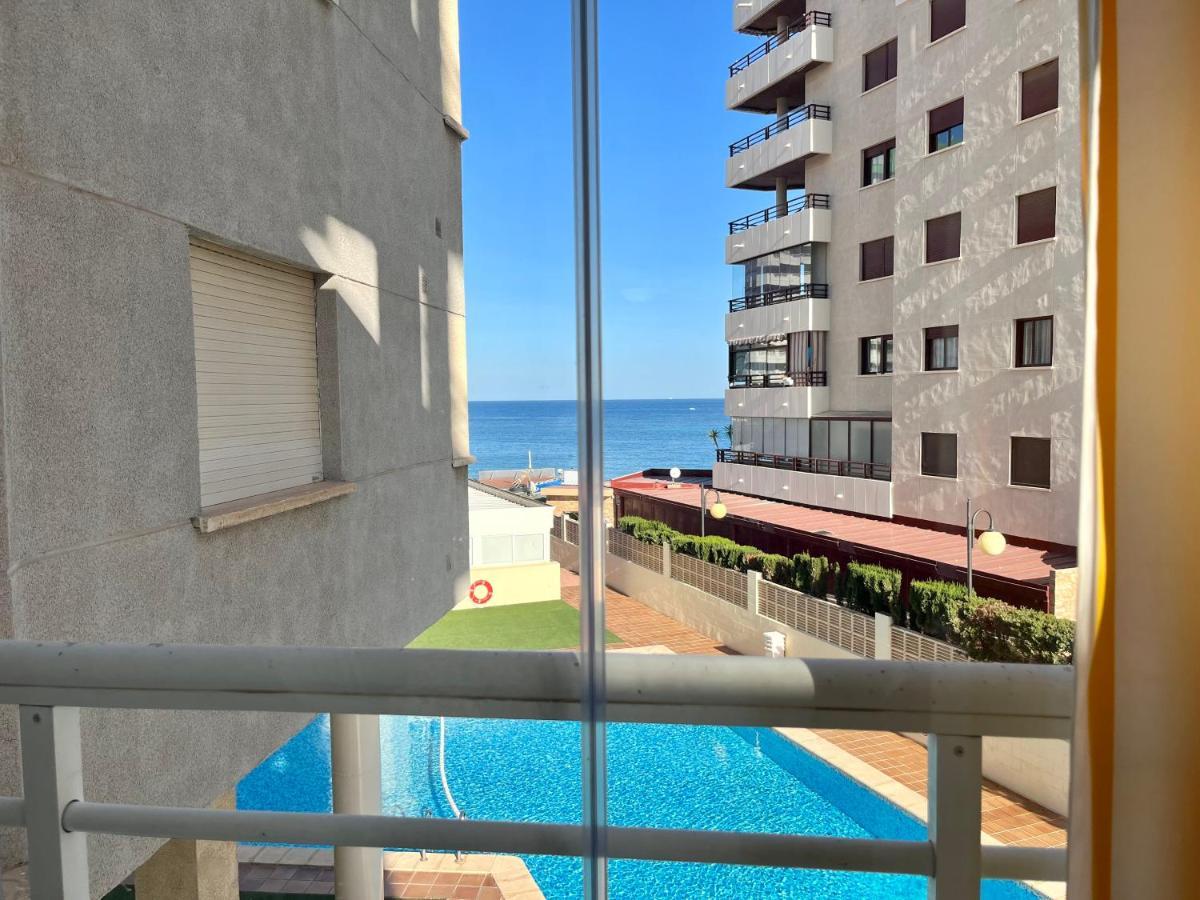 Apartment On The Beach With Parking And Pool Calp Exterior foto